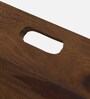 Finnmark Sheesham Wood End Table In Scratch Resistant Provincial Teak Finish