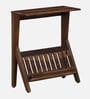 Finnmark Sheesham Wood End Table In Scratch Resistant Provincial Teak Finish