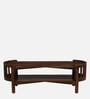 Finnmark Sheesham Wood Oval Coffe Table In Scratch Resistant Provincial Teak Finish