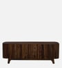 Finnmark Sheesham Wood Tv Console In Scratch Resistant Provincial Teak Finish For Tvs Up To 58"