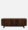 Finnmark Sheesham Wood Tv Console In Scratch Resistant Provincial Teak Finish For Tvs Up To 58"