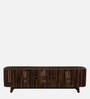 Finnmark Sheesham Wood Tv Console In Scratch Resistant Provincial Teak Finish For Tvs Up To 70"