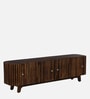 Finnmark Sheesham Wood Tv Console In Scratch Resistant Provincial Teak Finish For Tvs Up To 70"