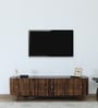 Finnmark Sheesham Wood Tv Console In Scratch Resistant Provincial Teak Finish For Tvs Up To 70"