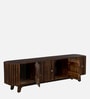 Finnmark Sheesham Wood Tv Console In Scratch Resistant Provincial Teak Finish For Tvs Up To 70"