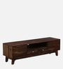 Glarus Sheesham Wood Tv Console In Scratch Resistant Provincial Teak Finish