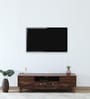 Glarus Sheesham Wood Tv Console In Scratch Resistant Provincial Teak Finish