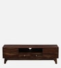 Glarus Sheesham Wood Tv Console In Scratch Resistant Provincial Teak Finish
