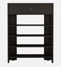 Finola Open Shoe Rack in Wenge Finish
