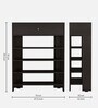 Finola Open Shoe Rack in Wenge Finish