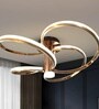 Fionna 90W | 80 Cm | Google & Alexa | Height Adjustable | 3 Light Mode | Modern LED Ceiling Chandelier for Living Room, Dining, Bedroom, Hall, Kitchen, Office,Luxury Decorative Lighting