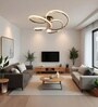Fionna 90W | 80 Cm | Google & Alexa | Height Adjustable | 3 Light Mode | Modern LED Ceiling Chandelier for Living Room, Dining, Bedroom, Hall, Kitchen, Office,Luxury Decorative Lighting