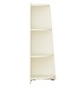 Fire Book Shelf in Frosty White Finish
