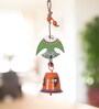 Fish And Bell Multicolour Wood & Metal Windchime