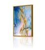 Fish Multicolour Engineered Wood Framed Canvas Wall Painting