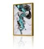 Mordern Multicolour Engineered Wood Framed Canvas Wall Painting