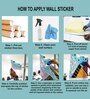 Fish Self Adhesive Wall Poster for Home Decor(Vinyl, 24 x 36 Inch)