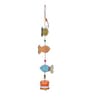 Fish Trinity Multicolour Wood & Metal Windchime