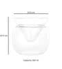 Fishbowl Cocktail Borosilicate Glass Set of 2