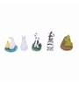 Five Animals Hanging Together Miniatures Garden Figurine