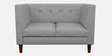 Flamingo Fabric 2 Seater Sofa in Grey Colour