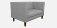 Flamingo Fabric 2 Seater Sofa in Grey Colour