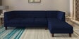 Flamingo Fabric 5 Seater LHS Sofa Sectional In Blue Colour