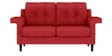 Flight Fabric 2 Seater Sofa in Red Colour