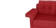 Flight Fabric 2 Seater Sofa in Red Colour