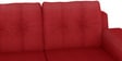 Flight Fabric 2 Seater Sofa in Red Colour