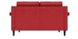 Flight Fabric 2 Seater Sofa in Red Colour