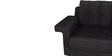 Flight Fabric 3 Seater Sofa in Dark Grey Colour