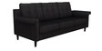 Flight Fabric 3 Seater Sofa in Dark Grey Colour