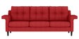 Flight Fabric 3 Seater Sofa in Red Colour