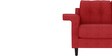 Flight Fabric 3 Seater Sofa in Red Colour