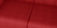 Flight Fabric 3 Seater Sofa in Red Colour