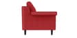 Flight Fabric 3 Seater Sofa in Red Colour