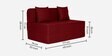 Flipper Fabric 2 Seater Sofa Cum Folding Bed In Rose Colour