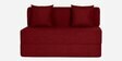Flipper Fabric 2 Seater Sofa Cum Folding Bed In Rose Colour