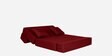 Flipper Fabric 2 Seater Sofa Cum Folding Bed In Rose Colour