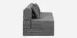 Flipper Fabric 3 Seater Sofa Cum Folding Bed In Warpnit Grey Colour