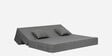 Flipper Fabric 3 Seater Sofa Cum Folding Bed In Warpnit Grey Colour
