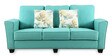 Florence 3 Seater Sofa In Teal Colour