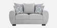 Florence Fabric 2 Seater Sofa in Light Grey Colour Florence Fabric 2 Seater Sofa in Light Grey Colour