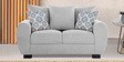 Florence Fabric 2 Seater Sofa in Light Grey Colour Florence Fabric 2 Seater Sofa in Light Grey Colour