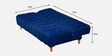 Florida Large Fabric  Convertible Sofa Cum Bed in Blue Colour