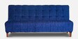 Florida Large Fabric  Convertible Sofa Cum Bed in Blue Colour