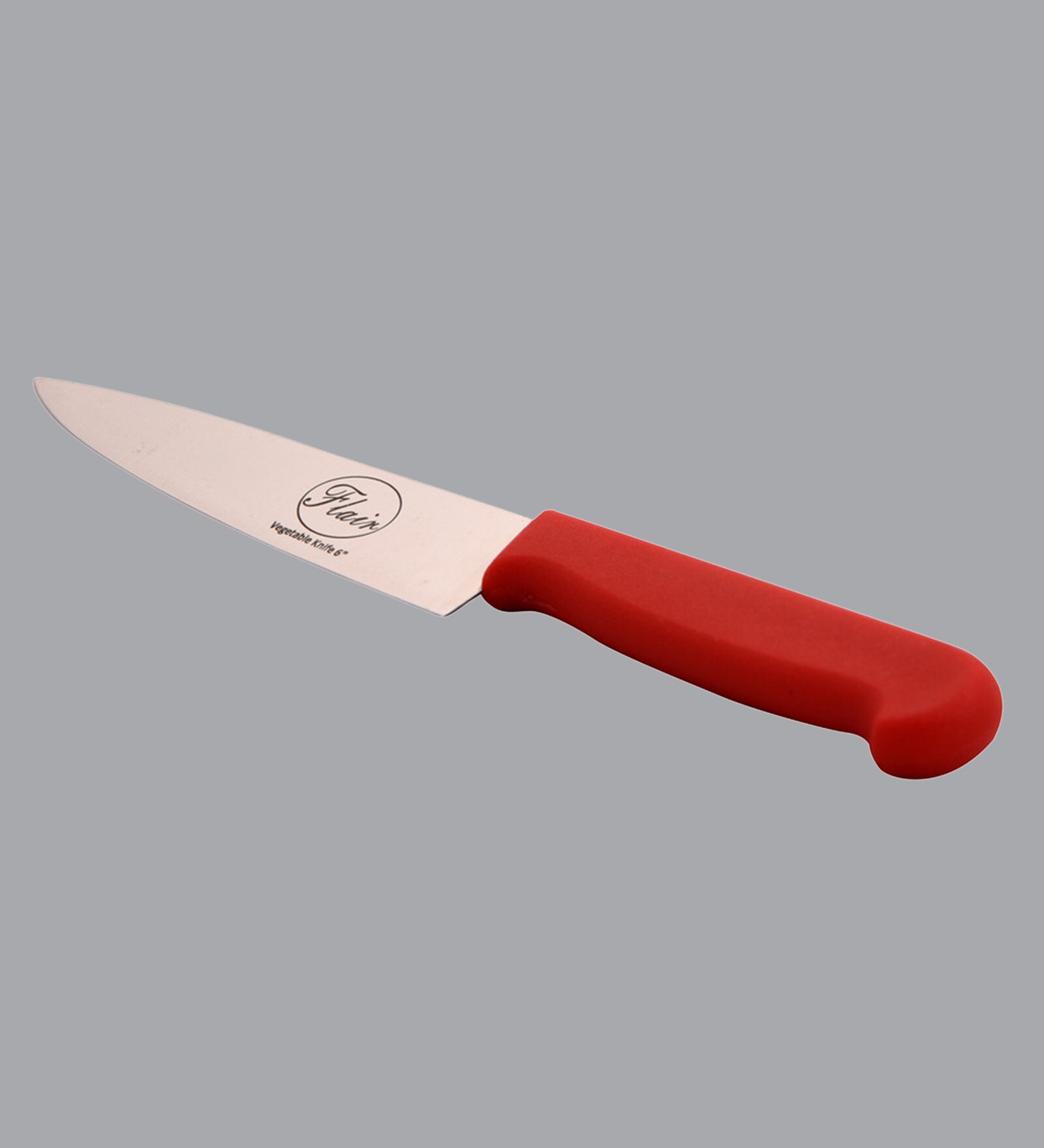 Buy Flair Stainless Steel Vegetable Knife with Red Handle,6 Inch Online