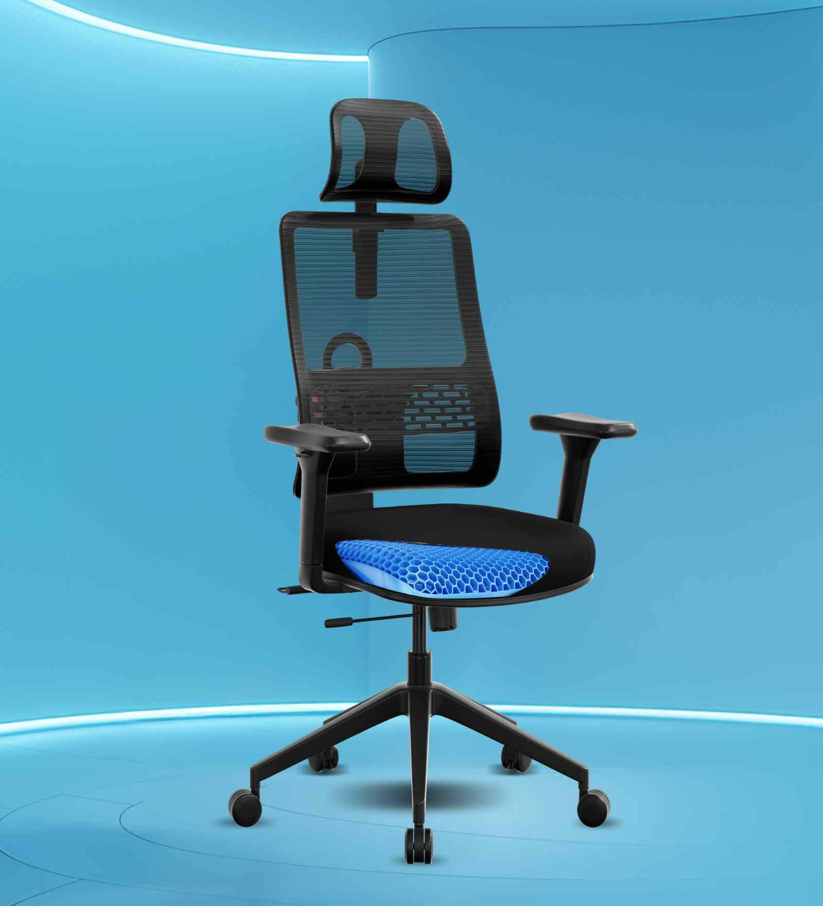 Flex Breathable Mesh Ergonomic Chair In Black Colour