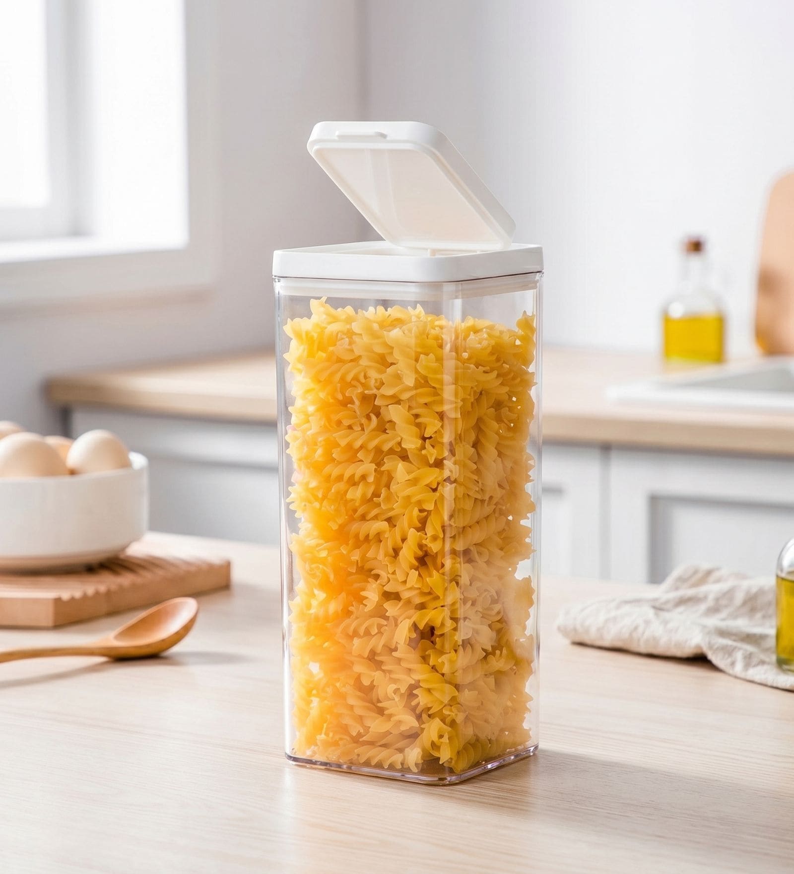2 Litre Flip Lid Dry Food Storage Container